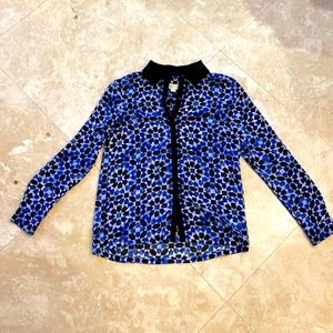 Michael Kors Geometric Printed Button Down Shirt